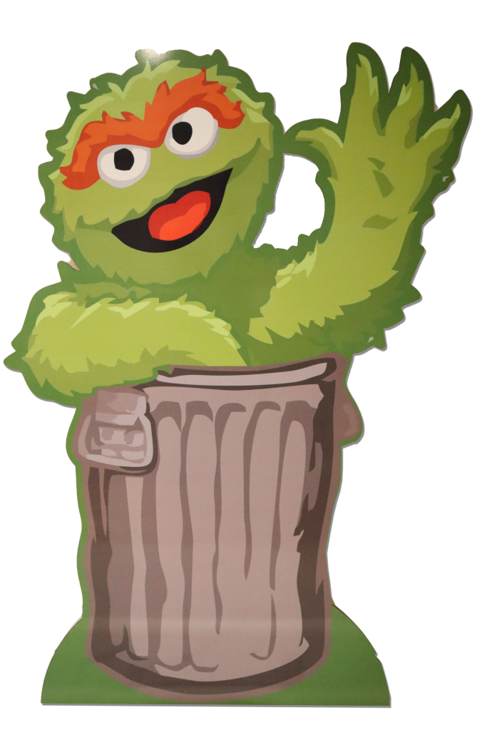 Oscar the grouch Sesame Street – Llama Party Props